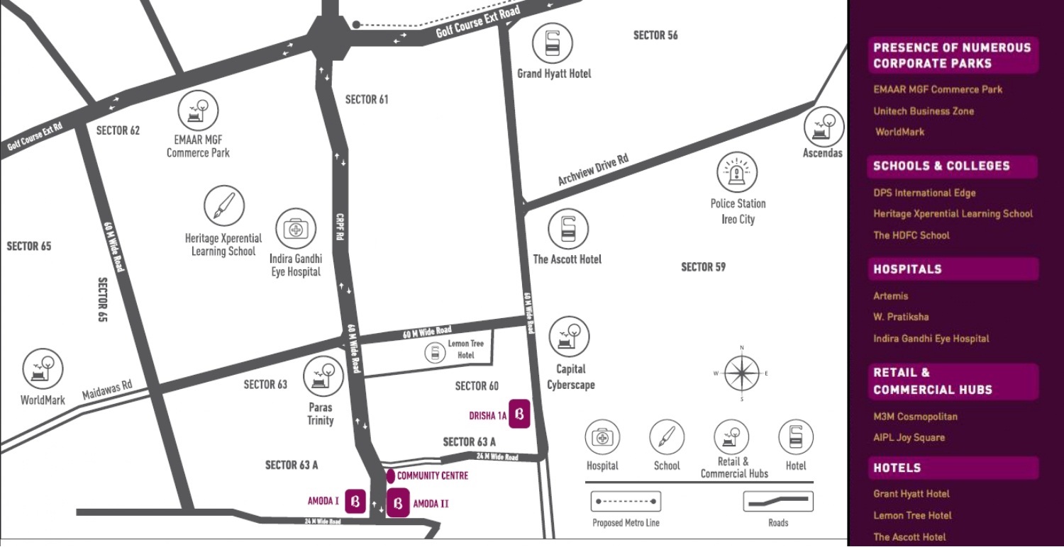 Birla Navya Location Map